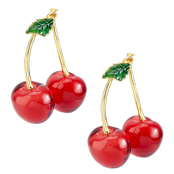 Вишневые фигурки ручной работы из стекла, украшения, украшение домашнего сада