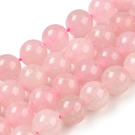 Природного розового кварца нитей бисера, круглые