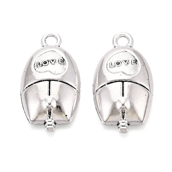 Сплавочные подвески тибетского стиля, мышь прелести, без кадмия и без свинца