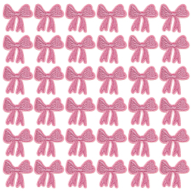 36 шт. полиэфирные самоклеящиеся заплатки, наклеить патч, аксессуары для костюма, аппликация, бантом