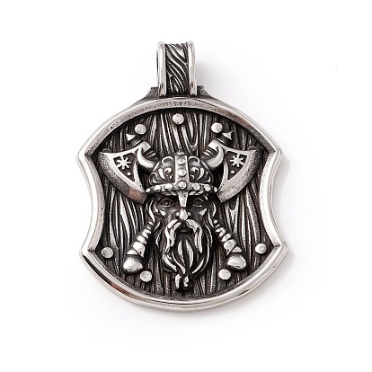 Tibetan Style 304 Stainless Steel Pendants