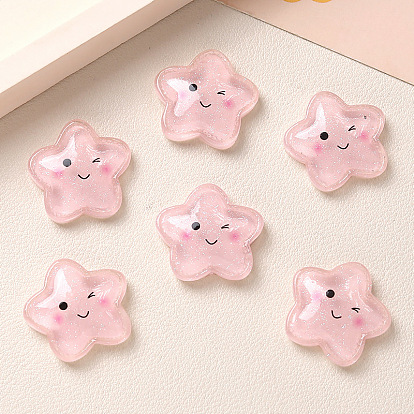 Кабошоны из смолы, звезда