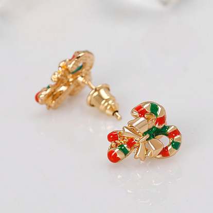 Fashionable Christmas Series Earrings - Exquisite Alloy Christmas Drip Earrings
