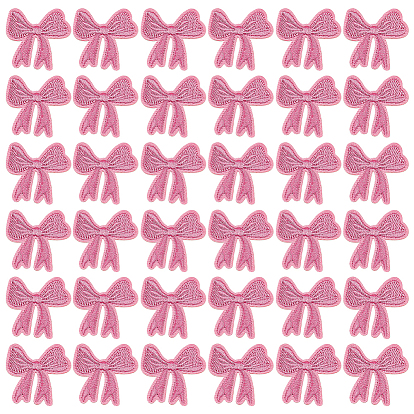 36 шт. полиэфирные самоклеящиеся заплатки, наклеить патч, аксессуары для костюма, аппликация, бантом