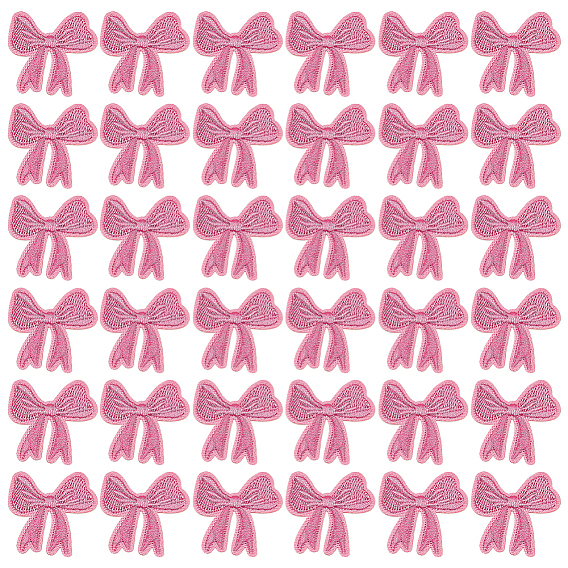 36 шт. полиэфирные самоклеящиеся заплатки, наклеить патч, аксессуары для костюма, аппликация, бантом