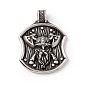 Tibetan Style 304 Stainless Steel Pendants