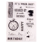 Silicone Clear Stamps, for DIY Scrapbooking, Photo Album Decorative, Cards Making, Father's Day Theme Pattern