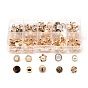 1-Hole Plastic Buttons, with Imitation Pearl & Resin, Garment Accessories