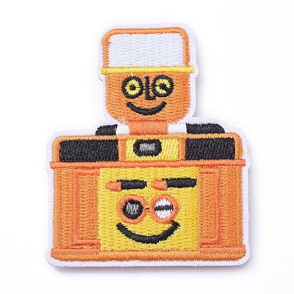 Computerized Embroidery Cloth Iron on/Sew on Patches, Costume Accessories, Appliques, Camera