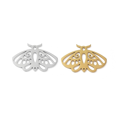304 подвески из нержавеющей стали, лазерная резка, амулет полой моли