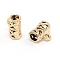 Alloy Tube Bails, Loop Bails, Bail Beads, Long-Lasting Plated, 12x9x6mm, Hole: 1mm, Inner Diameter: 4mm