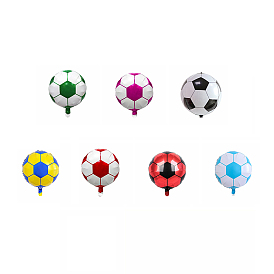 Ballon de football en film d'aluminium, pour les fournitures de décorations d'affichage de fête