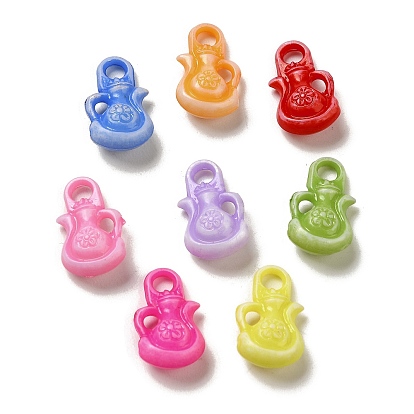 Opaque Acrylic Pendants, Craft Style, Kettle