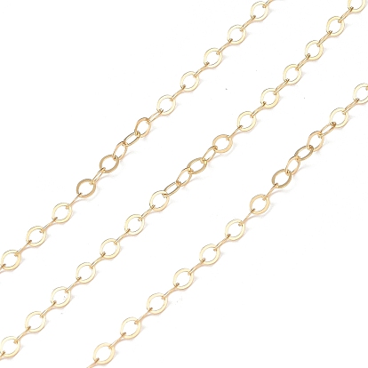 Жёлтые золотые кабельные цепи, пайки, real 14 k золото заполнено