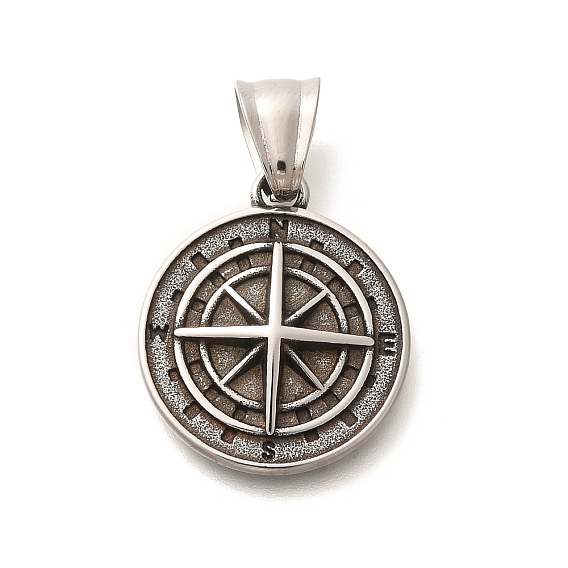304 подвески из нержавеющей стали, компас очарование