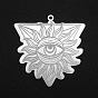 201 Stainless Steel Pendants, Laser Cut, All Seeing Eye