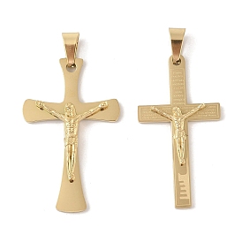 Вакуумное покрытие pvd 304 подвески из нержавеющей стали, подвеска в виде креста-распятия, религия