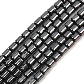 Нити из бисера синтетический немагнитного гематита, класс А, барабан