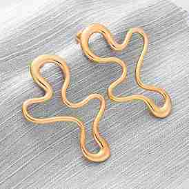 304 серьги-гвоздики из нержавеющей стали для женщин