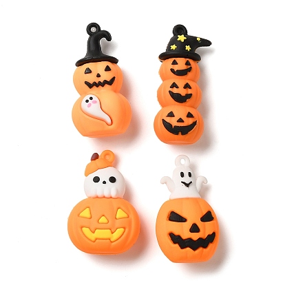 Хэллоуин тема пластиковые подвески из пвх, тыква