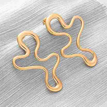 304 серьги-гвоздики из нержавеющей стали для женщин