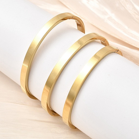 201 простые браслеты из нержавеющей стали, шарнирные браслеты для женщин