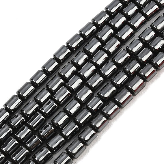 Нити из бисера синтетический немагнитного гематита, класс А, барабан