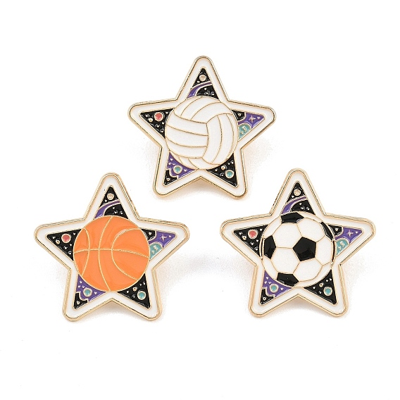 Эмалевые булавки, булавки для лацканов из сплава для одежды рюкзака, золотой свет