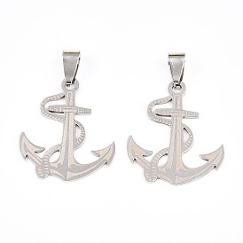 201 подвески из нержавеющей стали, лазерная резка, якорь очарование, анти-тускнение