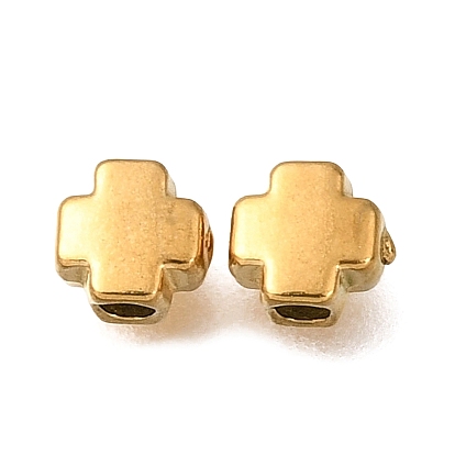 304 из нержавеющей стали бусы, ионное покрытие (ip), крестик