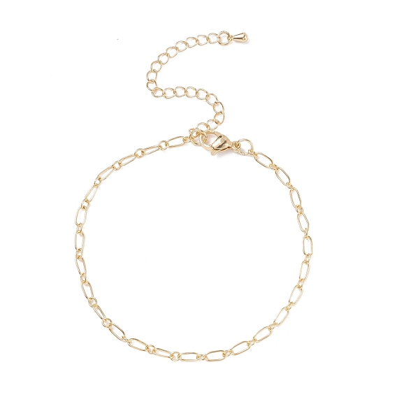 Brass Cable Chain Anklet for Women