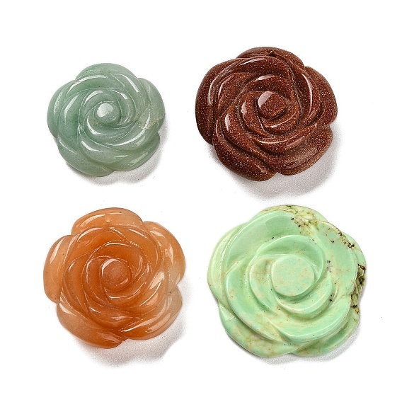 Резные подвески из драгоценных камней, 