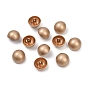 Alloy 1-Hole Buttons, for Sewing Crafting, Half Round