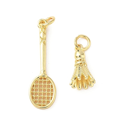 Латунные подвески, бадминтон/ракетки для бадминтона, с целью перехода в кольце