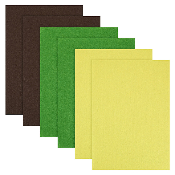 9 листы 3 цветной нетканый материал, поделки товары для рукоделия, прямоугольные