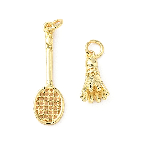 Латунные подвески, бадминтон/ракетки для бадминтона, с целью перехода в кольце