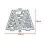 Christmas Tree Carbon Steel Cutting Dies Stencils, for DIY Scrapbooking, Photo Album, Decorative Embossing Paper Card