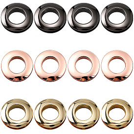 12шт. 3 цвета сплав люверсы фурнитура, свинчиваем кольцо втулки, для изготовления пакетов