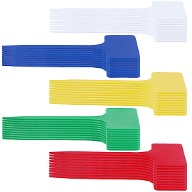 50Pcs 5 Colors Plastic Plant Labels, Plant Tags, for Seed Potted Herbs Flowers Vegetables