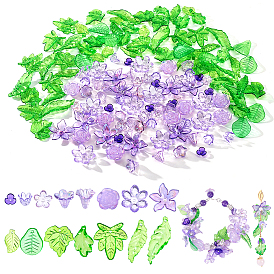 Наборы для изготовления ювелирных изделий своими руками, в том числе пластиковые бусины, Прозрачные акриловые бусины, разнообразные