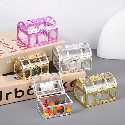 Пластиковые коробки для конфет, сундуки с сокровищами