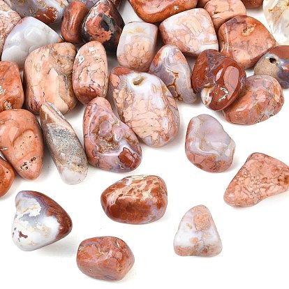 Cuentas de ágata rosa natural, piedra caída, pepitas, sin agujero / sin perforar, gemas de relleno de jarrones