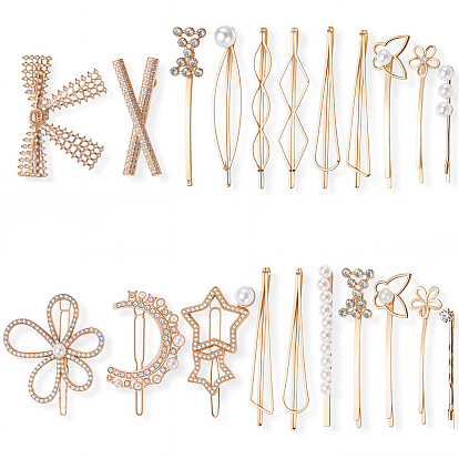 Заколки для волос из цинкового сплава, аксессуары для волос для женщин и девочек