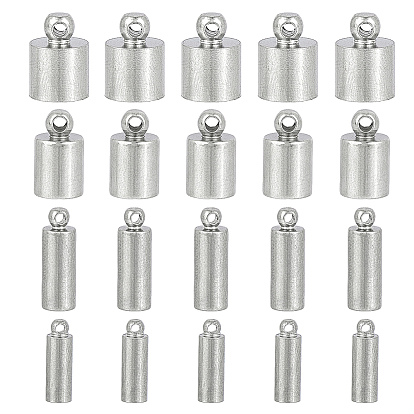 304 Stainless Steel Cord Ends, End Caps, Column