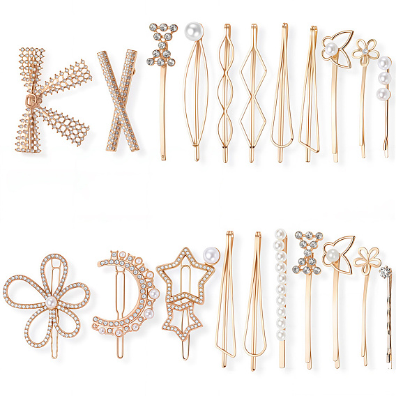 Заколки для волос из цинкового сплава, аксессуары для волос для женщин и девочек