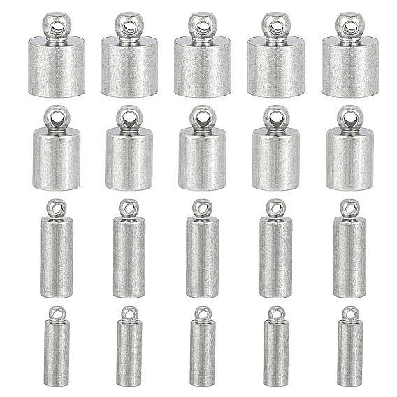 304 Stainless Steel Cord Ends, End Caps, Column