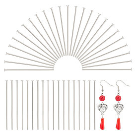 1000 шт. 304 штифты с плоской головкой из нержавеющей стали