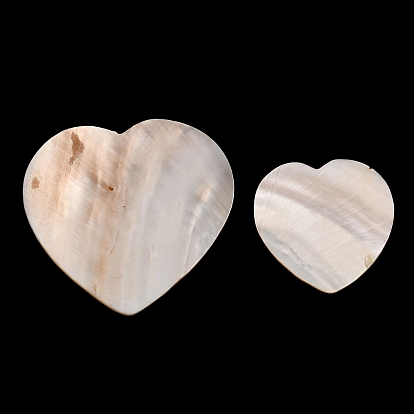 Естественных пресноводных кабошоны оболочки, сердце