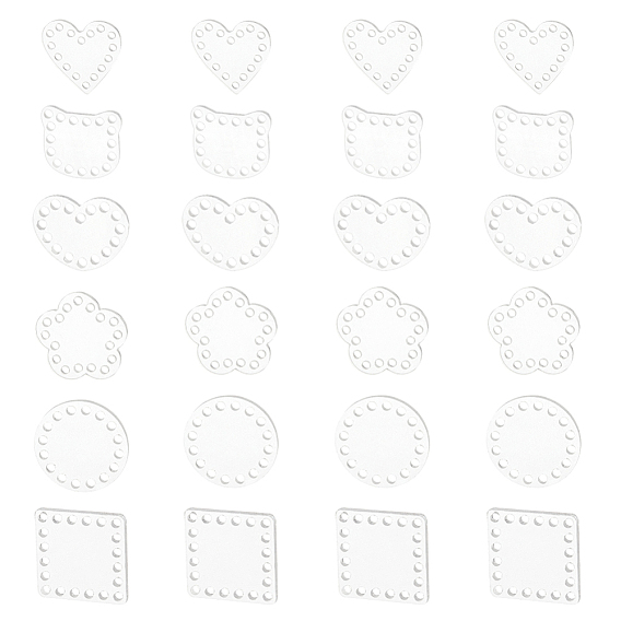Transparent Acrylic Weaving Board, Weaving Material, for Knitting Bag, Women Bags Handmade DIY Accessories, with Bead Container