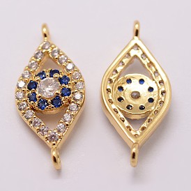 Латунные микро проложить кубических ссылки циркония, лошадиный глаз , без свинца, без никеля и без кадмия